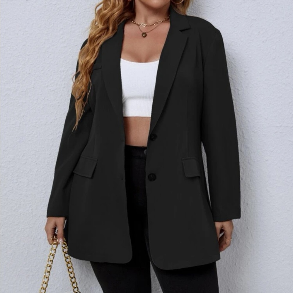 Classic plus size blazer jacket - image 5